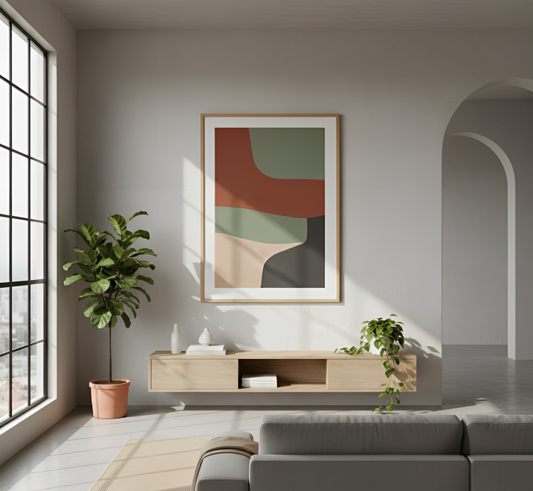 Digital Frame – Boho Minimalist Art | 16×12 inches - Image 4