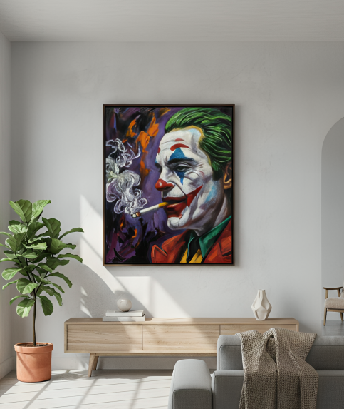 Painting – Joker Profile Impact | 16×12 inches - Image 2