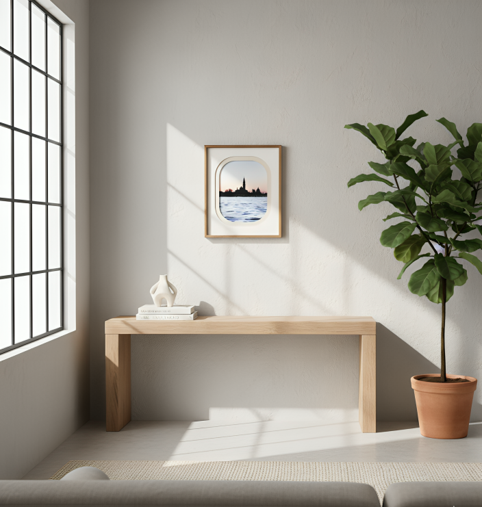 Nature Window Frame – 3D Landscape | 16×12 inches - Image 3