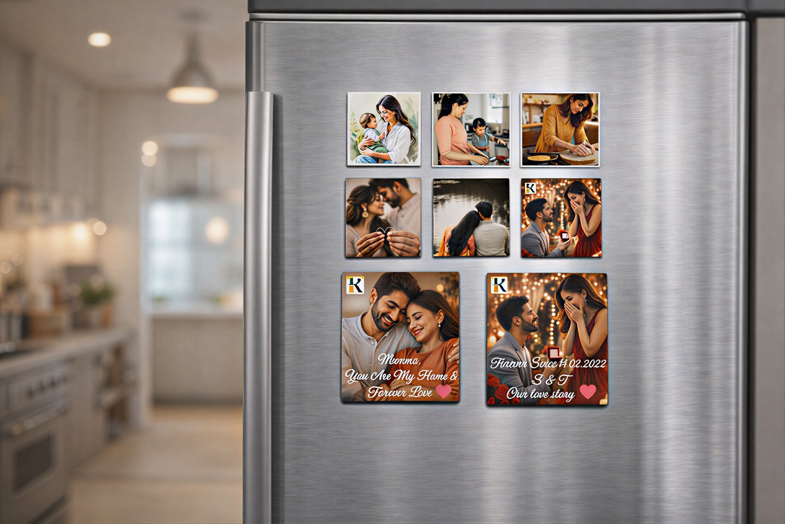 Valentine's Themed Personalized Fridge Magnet - Image 6
