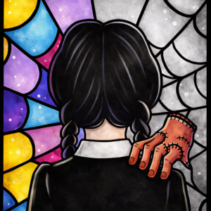 Wednesday Themed Fridge Magnet